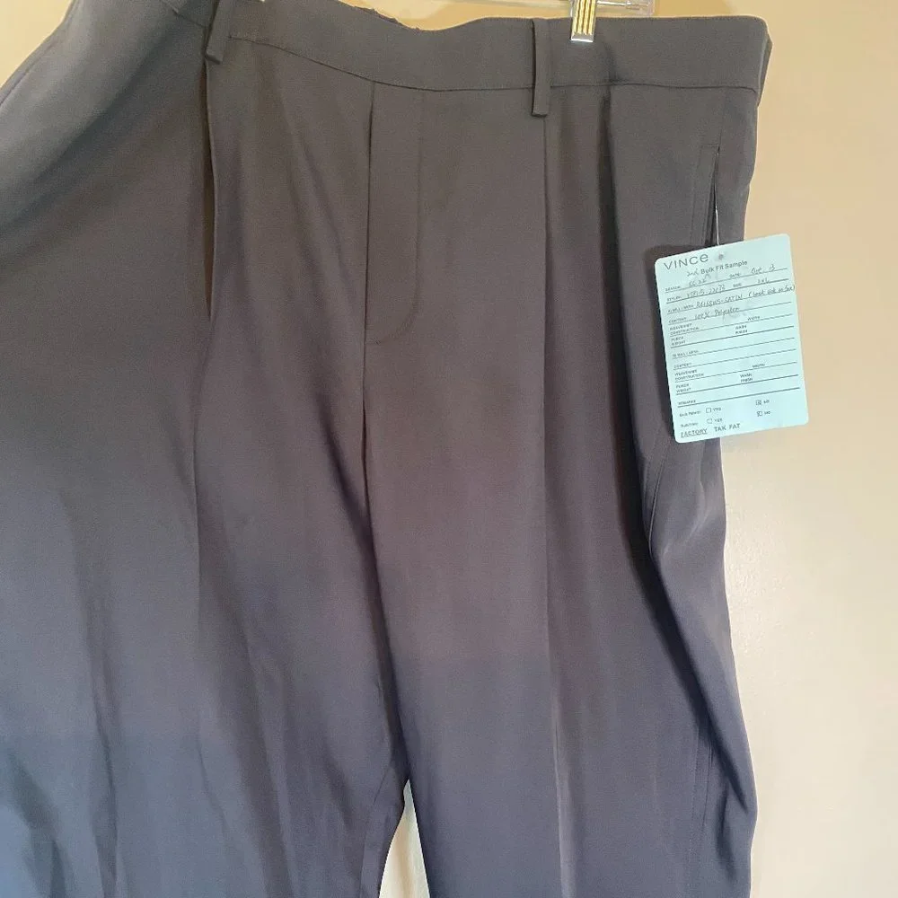 NWT Vince Satin Wide Leg Pants Sample - Picture 7 of 7